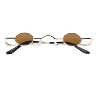 Artibetter Lunettes de Soleil à Monture Ronde Vintage, Lunettes de Soleil Rondes Disco Confortables et Légères, pour Sandales Femme Fêtes Cosplay