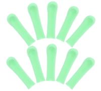 Artibetter Manchons de Cuillère à Cérumen en Silicone Vert 10pcs pour Nettoyage Sûr des Oreilles Embouts Pratiques et Polyvalents, pour Usage Quotidien