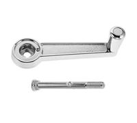 Artibetter Manivelle de Parasol de Terrasse 2 Pcs Poignée Rotative Dia8X83 MM Pièces de Rechange Robustes pour Parasol D’Extérieur Réglage Facile pour Jardin et Piscine