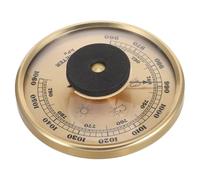 ARTIBETTER Manomètre Hygromètre Baromètre Multifonction 90Mm Cadran Doré Instrument Météorologique Analogique Intérieur Capteur de Pression Précis pour Maison la Cuisine Bureau