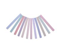 Artibetter Marqueurs Épais Multicolores Couleur Fluide 12 Pièces Pointe Douce et Biseautée en Pp Paquet Inclus, pour Étude et Bureau