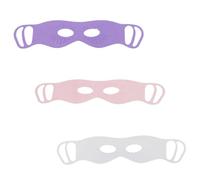 Artibetter Masque Oculaire en Silicone Masseur Oculaire Portable Multifonction Design Ergonomique 3 Pièces et Pont Nasal Incurvé pour Soin des Yeux Confortable