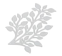 Artibetter Matrice de Découpe Feuille en Acier Carbone pour Scrapbooking, Pochoir DIY pour Cartes et Albums, Outil de Découpe Polyvalent pour Loisirs Créatifs, Gabarit de Feuille Unique,