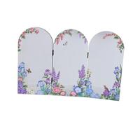 Artibetter Mini Écran Pliable de Bureau, Mini Paravent Chinois, Acrylique, Finition Miroir, Écran d'art de Bureau, pour Studio et Workspace, Ornement Feng Shui, Décor Chinois du Nouvel an