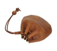 Artibetter Mini Paquet à Langer en Cuir Vintage Marron Léger et Facile à Transporter, Bourse Simple et Élégante pour Sortie ou Voyage