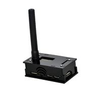 Artibetter Module Hotspot avec Support OLED pour Carte Hotspot Antenne SMA UHF Incluse Boîtier d Antenne Noir