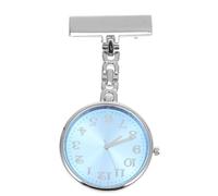 Artibetter Montre Suspendue à Quartz Bleue, en Alliage et Verre, Forme | Clip-on, Cadran Clair Étanche, Usage Médical, pour Filles et Docteur