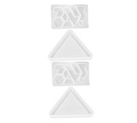 Artibetter Moule à Puzzle en Silicone Blanc Facile à Nettoyer et Réutilisable 2 Sets pour Bricolage pour Garçon et Filles pour Créations Artisanales