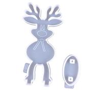 ARTIBETTER Moule Silicone Forme de Renne de Noël Moule DIY Simple pour Décoration de Table Ornement et Facile à Démouler pour Projet Artistique Personnalisé