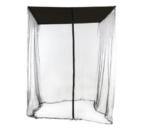 Artibetter Moustiquaire Noire Filet en Polyester Respirant et Haute Élasticité pour Balançoire Double Fermeture Éclair pour Pique-niques et Randonnée
