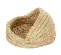 Artibetter Nid pour Poules Paille Tressée Facile à Nettoyer pour Poulets Utilisation en Extérieur