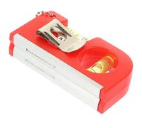 Artibetter Niveau à Bulle Suspendu Rouge Précis et Portable en Abs et Alliage D'aluminium pour Pose de Carrelage, Clôture et Nivellement de Chantier Facile