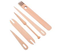Artibetter Outils pour Métier à Tisser Navette Bobine Peigne Et Aiguilles Bois Accessoires De Tapisserie