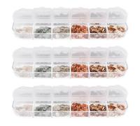 ARTIBETTER Paillettes pour Nail Art Effet Marbre Mica, 3 Boîtes de Tranches Fines Multicolores, Décoration Ongles Diy, Accessoires Manucure pour Usage Personnel et Professionnel, 12 Couleurs