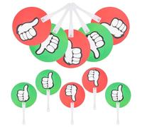 Artibetter Palette de Vote en Plastique Réutilisable 10 Pièces pour Salle de acile à Utiliser, pour Évaluation et Vote Interactif en Milieu Scolaire