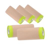 Artibetter Papier De Masquage Semi-Transparent Auto-AdhéSif 5 Rouleaux Pour Artistes Design Et Peinture Film De Masquage Pour Carrosserie Et 15cm X 15m