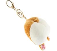 Artibetter Paquet à Monnaie Pelucheux Motif Fesses de Tigre, Porte-Monnaie à Fermeture Éclair Portable, Bourse D'élève Compacte pour Pièces de Monnaie et Petits Objets, Accessoire Ludique