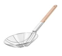 ARTIBETTER Passoire Inox pour Friture Øcm Cuillère Écumoire Maille Fine Manche Long Anti-brûlure Filtre Huile et Aliments Ustensile Cuisine Professionnel Polyvalent