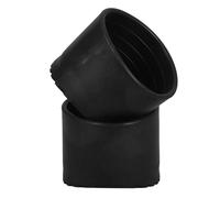 Artibetter Patins Antidérapants pour Pieds D’Échelle Télescopique Embouts Ronds Diamètre 64 MM Protection Caoutchouc Robuste Lot de 2 Pièces Accessoires pour Escabeau Pliant Usage