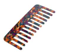 Artibetter Peigne à Dents Larges pour Massage Cuir Chevelu en Feuille D'acétate Léger et Portable pour Garçon et Filles et Hommes en Voyage Extérieur