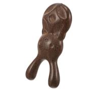 ARTIBETTER Peigne de Massage en Bois Naturel, Petit Modèle Dessin Animé Lapin, Bâton D’acupuncture Manuel pour Visage et Corps, Outil Gua Sha Multifonction pour Stimulation et Relaxation