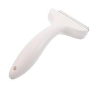 ARTIBETTER Peigne de Toilettage pour Animaux en Acier Inoxydable avec Poignée Ergonomique Antidérapante Outil de Démêlage pour Chien et Chat Élimination des Poils Morts et Nœuds Couleur