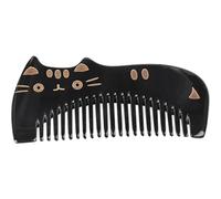 Artibetter Peigne Multifonction Facile à Transporter en Corne de Bœuf Noir Réduit Cheveux Cassants pour Garçon et Filles et Femmes Accessoire pour Usage Quotidien