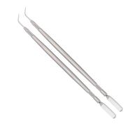 Artibetter Peignes à Sourcils Lifting et Solide en Acier Inoxydable Argenté Outil Assistant Beauté des Cils Séparateur de Cils 2 Pièces