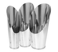 Artibetter Pelless à Terre en Acier Inoxydable Argenté Ensemble de 3 Design Ergonomique et Multifonction pour Jardinage, pour Rempotage et Désherbage