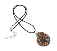 Artibetter Pendentif Ammonite Naturelle Charme Escargot Fossile Pour Fabrication De Bijoux Pour Colliers Uniques Et Originales