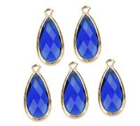 Artibetter Pendentif en Verre DIY 5Pcs Accessoires pour Bijoux Mini Anneau Suspendre Pendentif Transparent Décoration pour Collier Bracelet Accessoires Artisanaux