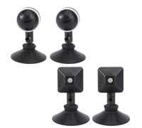 Artibetter Pierre à Bulles pour Aquarium 4pcs en Plastique Noir, Diffuseur d'air Sûr avec Ventouses, Accessoire pour Pompe à Oxygène Ajustable