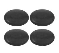 ARTIBETTER Pierres Chaudes de Massage en Basalte Naturel, Lot de 4 Pierres 9X7 CM, Adaptées aux Centres de Bien-Massages Corporels, pour Compresses Chaudes