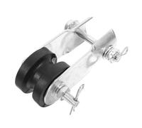 Artibetter Pince de Fixation Réglable pour Tige de Ventilateur de Plafond | Mécanisme à Poulie Intégré, Fer et Caoutchouc, pour Installation Murale et Rénovation Maison