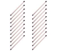 ARTIBETTER Pinceaux Double Embout 20 Pièces pour Fard à Paupières Utilisation Polyvalente Kit Maquillage Femmes