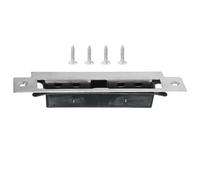 ARTIBETTER Plaque de Gâche Métallique Robuste 35-45 MM pour Serrure Intérieure, Kit 6 Plaques de Verrouillage et 5 Gâches, Compatible Portes en Bois, Accessoire de Réparation sans Clé,