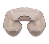 ARTIBETTER Plateau de Cou Permanent pour Coiffure Noir sans Bordure, Coussinet Réutilisable et Résistant à L’eau, Taille Moyenne pour Épaule et Nuque, Bac de Lavage Cheveux Professionnel