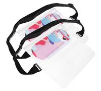 Artibetter Pochette Étanche pour Téléphone Portable Mains avec Ceinture de Taille Ajustable en Pvc 2pcs Protection Imperméable Natation Activités Extérieures