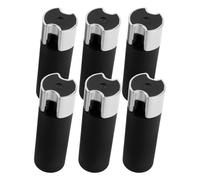 Artibetter Poids pour Cordon de Store Vénitien Noir 6 Pièces, Accessoires de Réparation pour Stores Enrouleurs, Poids Lestés 8 X 2,5 X 2,5 Cm, Stabilisateurs pour Rideaux Intérieurs, Usage