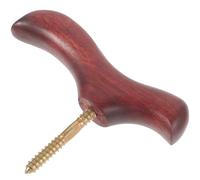 Artibetter Poignée de Canne en Bois Massif Ergonomique Sculpture Tête de Dragon, Accessoire pour Canne de Marche pour Hommes et Femmes, Compatible Randonnée, Stable et Confortable, Livré Vis