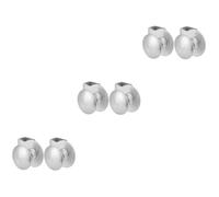 Artibetter PoignéEs De Porte En Verre En Acier Inoxydable 2 PièCes Pour Armoires Et Tiroirs Installation Facile Accessoire ÉLéGant Pour RéNovation De Maison