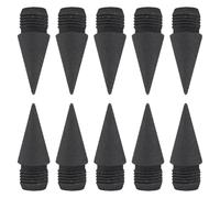 Artibetter Pointes de Crayon Remplaçables Légères et Portables en Graphite Noir 10 Pièces Recharge Infinie pour Crayons sans Encre Réutilisables