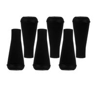Artibetter Pointes de Flèches en Caoutchouc Souple Noires Lot de 6 Accessoires Sûrs et Adaptés la Pratique du Tir à l'arc pour Tir à l'arc en Extérieur