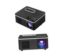 Artibetter Portable Lumens LED Vidéoprojecteur Multimédia avec Interface Multifonction Et Consommation Énergétique Noir