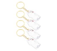 Artibetter Porte-clés Chien 4pcs avec Boîte de Présentation en Abs pour Poils d'animaux, Design Chien Portable et Polyvalent, pour Usage Quotidien et Voyage