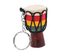 ARTIBETTER Porte-clés Tambour Africain Djembe Unique Pendentif Main Artisanal Décoration Voyage Souvenir Culturel Ornement Tambour pour Clés et Sacs