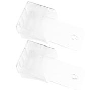 Artibetter Porte-documents en Acrylique Lot de 2 Support Créatif et Simple et Multifonction Robuste pour Présentoir de Vente Détail pour Bloc-notes et Documents en Chambre D'étude