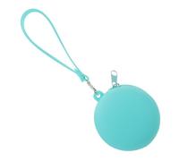 Artibetter Porte-Monnaie en Silicone Rond Étanche avec Design Cartoon Mignon pour Garçon et Filles et Adultes, Rangement Polyvalent pour Voyage Vert
