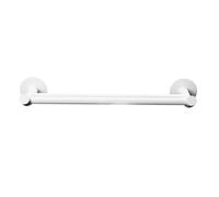 ARTIBETTER Porte-Serviettes Double Barre, Étagère de Rangement sans Perforation, Double Poteau, Alliage D'aluminium, Blanc, Organisateur à Grosse Capacité pour Salle de Bain Cuisine