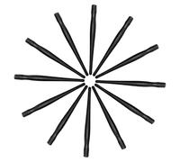 Artibetter Porte-stylo en Plastique Noir pour Dessin Comique, Lot de 12pcs, Création de Lignes Fines, Compatible Plumage à Tremper, pour Artistes